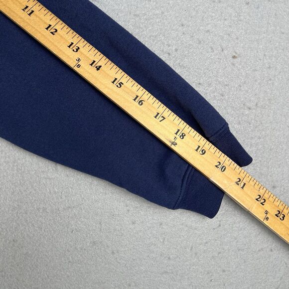 Vintage Grandma Sweater Womens Large Blue Cardinal Bird House Embroidered Collar - Picture 14 of 16